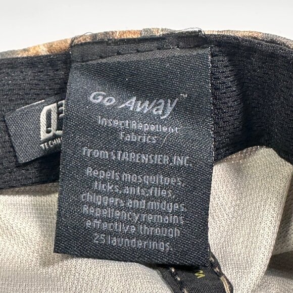 Cabela's Camo Strap Back Cap Hat Seclusion 3D Pattern With GO AWAY REPELLENT - Picture 10 of 12